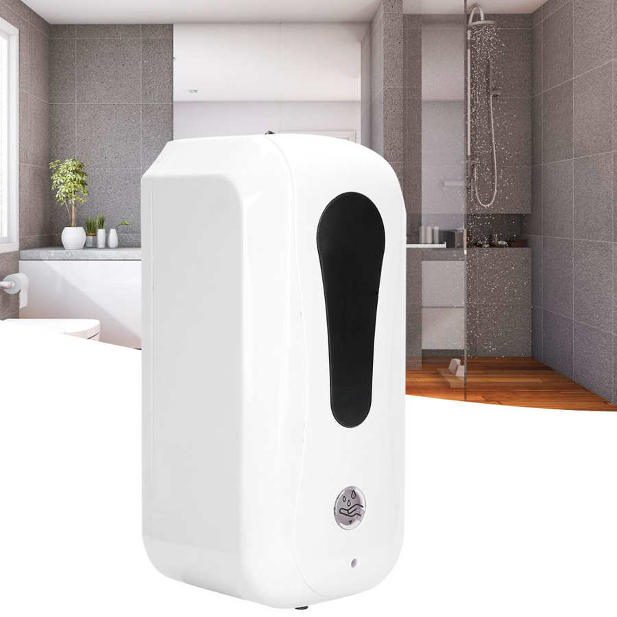 Sèche-mains automatique 1200ML distributeur de savon à Induction automatique sans contact mural liquide lavage des mains conteneur USB charge