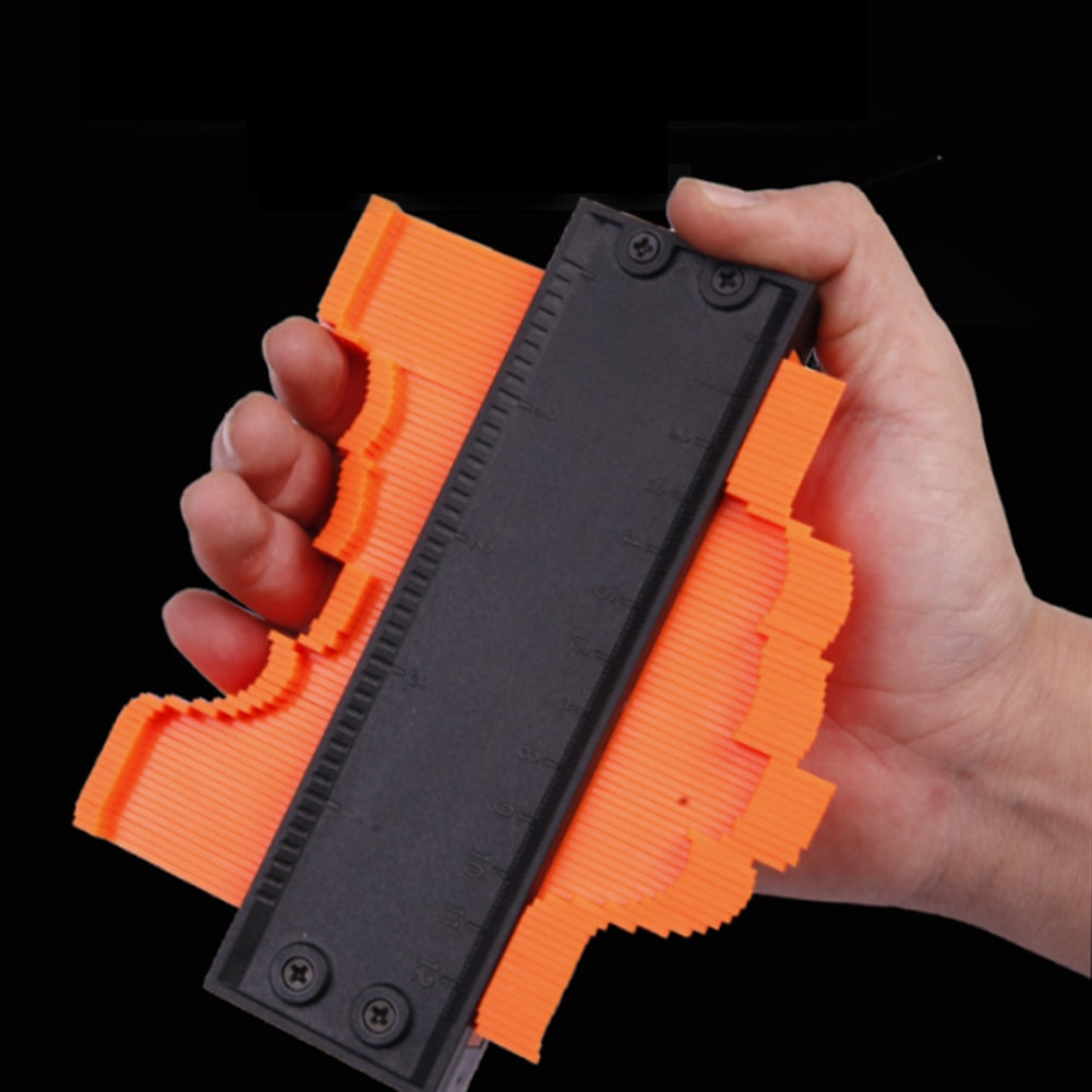 Plastprofil kopi konturmålere flisebelægning laminat standard træmarkeringsværktøj bærbart mål nøjagtigt værktøj