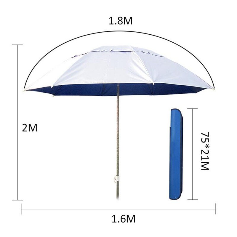 Verstelbare Outdoor Parasol Zonnescherm Paraplu Tuin Strand Patio Kantelen Tilt Paraplu Parasol Bescherming Ultraviolet-Proof