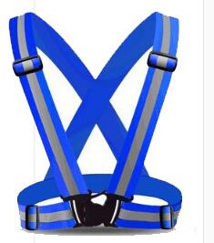 Reflective Safety Vest Strips for Construction Traffic Warehouse Visibility Security Jacket Reflective Strips Work Wear Uniforms: blue