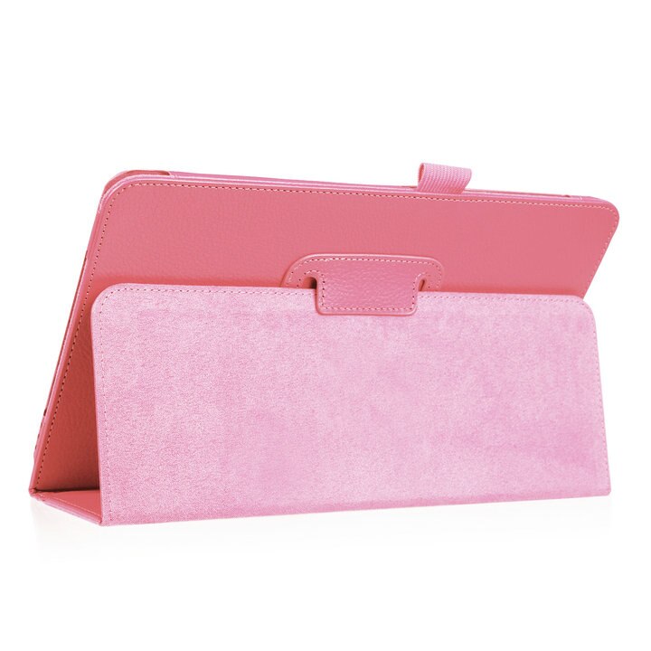 Tab A6 10.1Inch Tablet SM-T580 T585 T587 Case Pu Leather Stand Cover Auto Sleep/Wake Voor Samsung galaxy Tab Een A6 10.1 Case: Roze