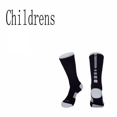 5 Pairs/lot Spring Autumn Teenagers Boys Basketball Socks Cotton Sports Socks Elastic Tube Socks Athletic Sox Heq555: children black