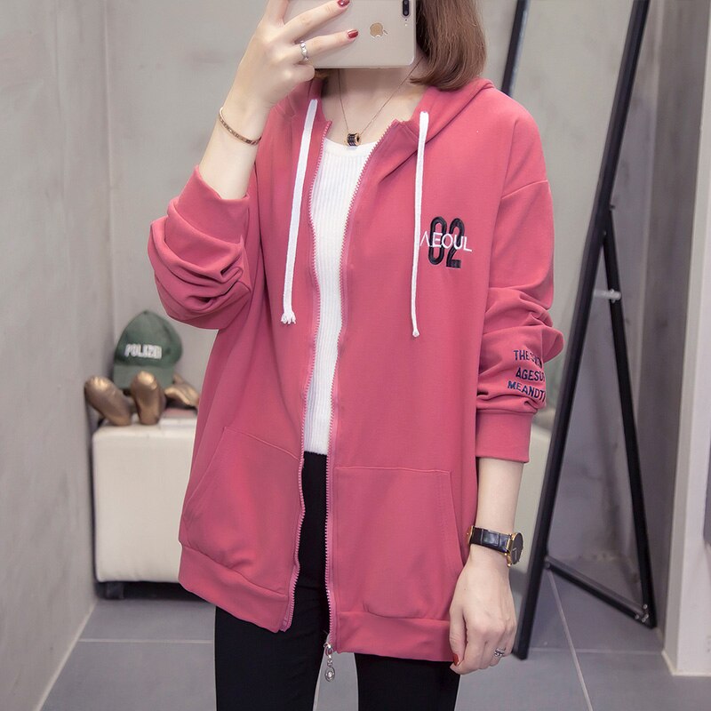 Mutterschaft Winter Verdickung Samt Warme Strickjacken Reißverschluss Fliege Vlies Jacke Plus Größe Schwangere Frauen Mit Kapuze Outwear Baumwolle Mäntel: Rosa / L