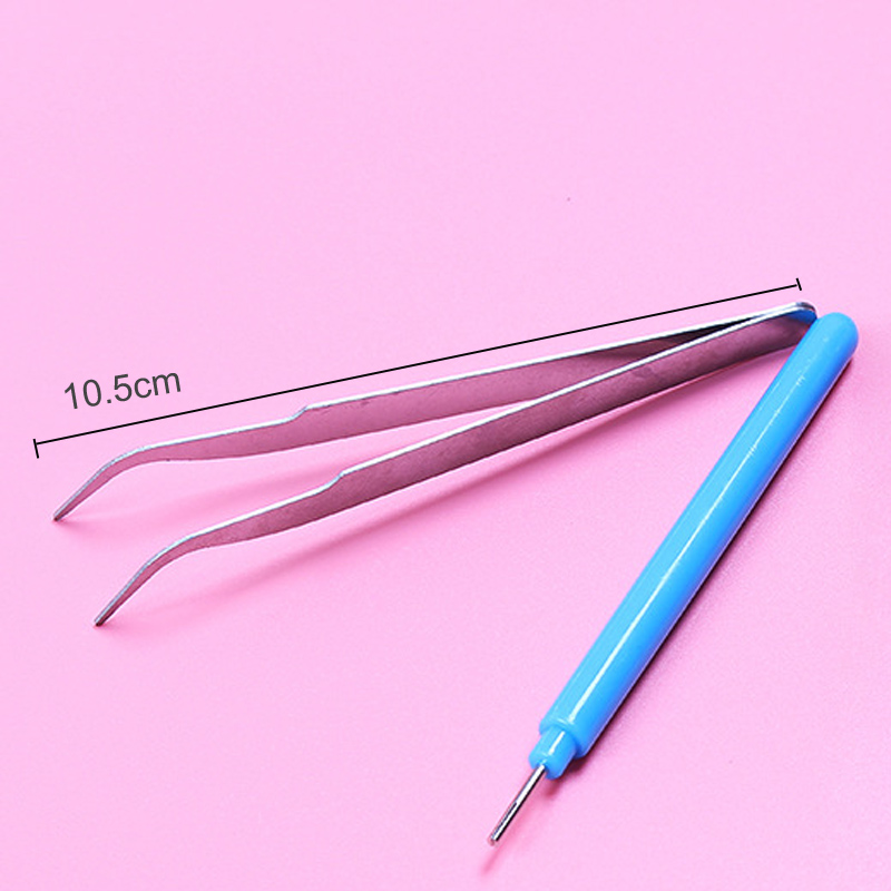 Quilling Needle Craft Paper Origami Scrapbooking Stamping Slotted Pen Tool Kit Tweezer 3 Pcs Quilling Paper DIY Set