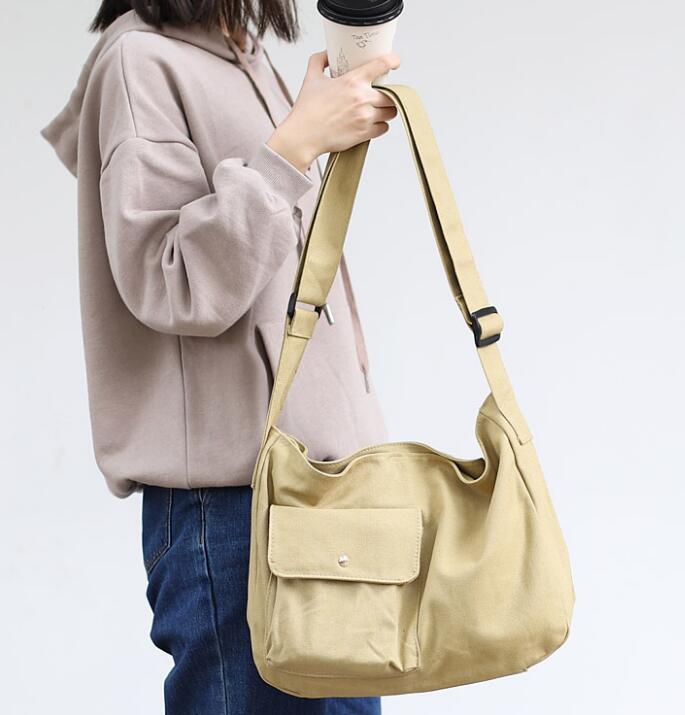 Japan and South Korea simple large-capacity shoulder bag