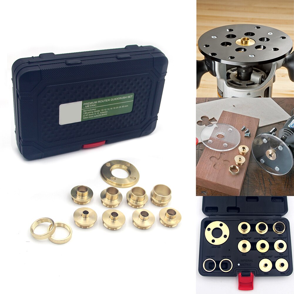 Router Bus Set Dct Messing Router Bus Set Trimmen Machine Met Lock Noten Template Gidsen Mechanische Reparatie Onderdelen Kit