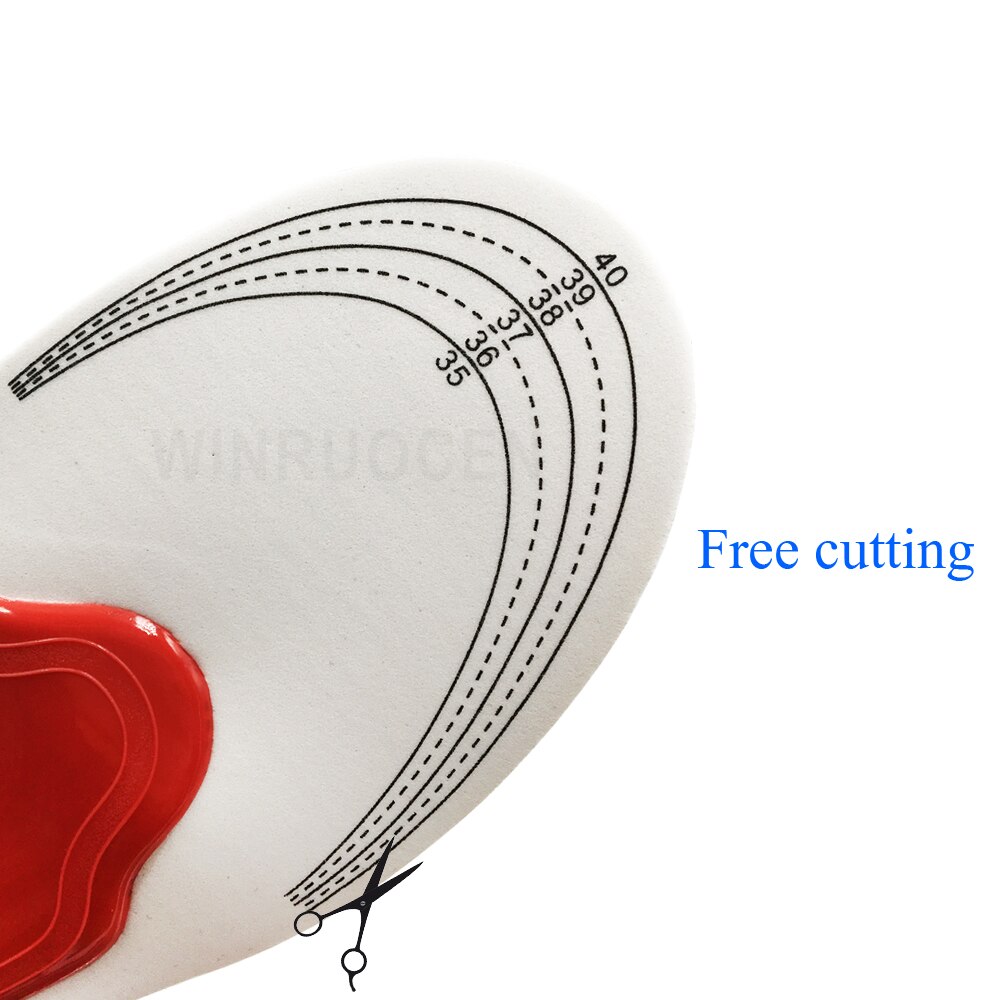 Ortopedisk innersula platta fötter bågstöd skoinlägg för fot smärtlindring häl spur spur plantar fasciitis över-pronation korrigering