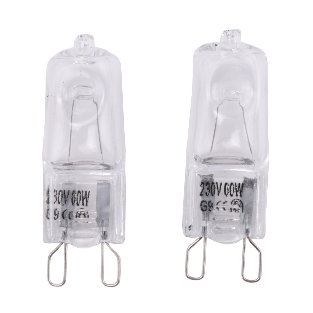 20Pcs G9 Halogen Light Bulbs,60W Clear Halogen Lamps Dimmable,Warm White 2800K for Chandeliers,Pendants,Landscape Lights