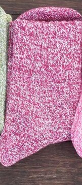 Forår vinter sport sokker kvinder tykke uld sokker kvindelige dejlige sød varm blød fitness fitness cykling yoga sokker dame: 934552 rose rød