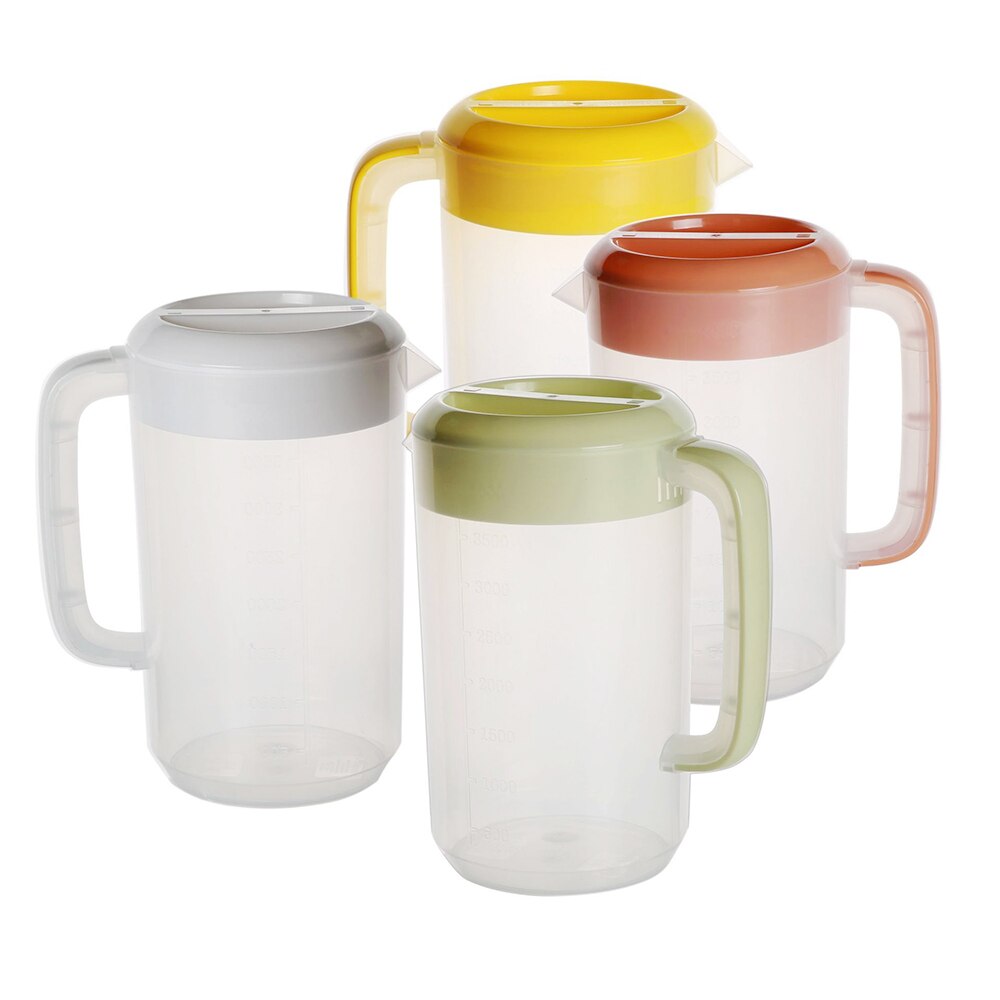 2.5L/5L Large Capacity Jug with Handle Clear Pitcher Cold Water Jug Kettle Container for Cold Water Iced Tea and Juice Beverage