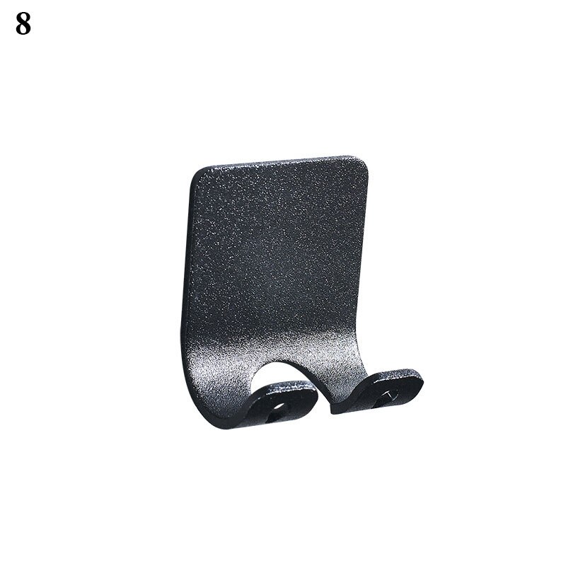 Universal Wall Mount Charger Phone Holder Stand Remote Control Hanger Base Support Hanging Stand Bracket Hooks Home Organizer: 8