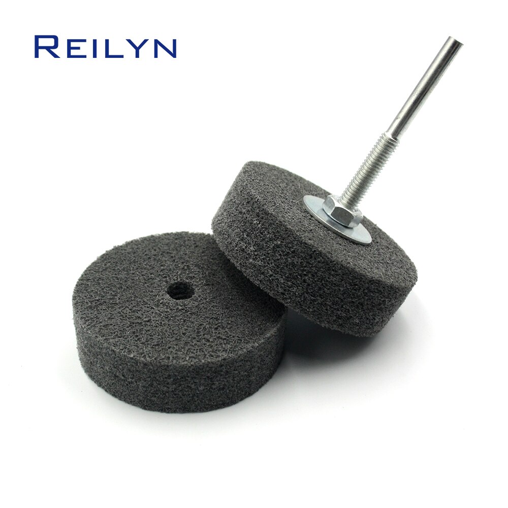 non-woven polishing wheel 75mm polishing disc fabric polishing roller for hand drill rotary tool