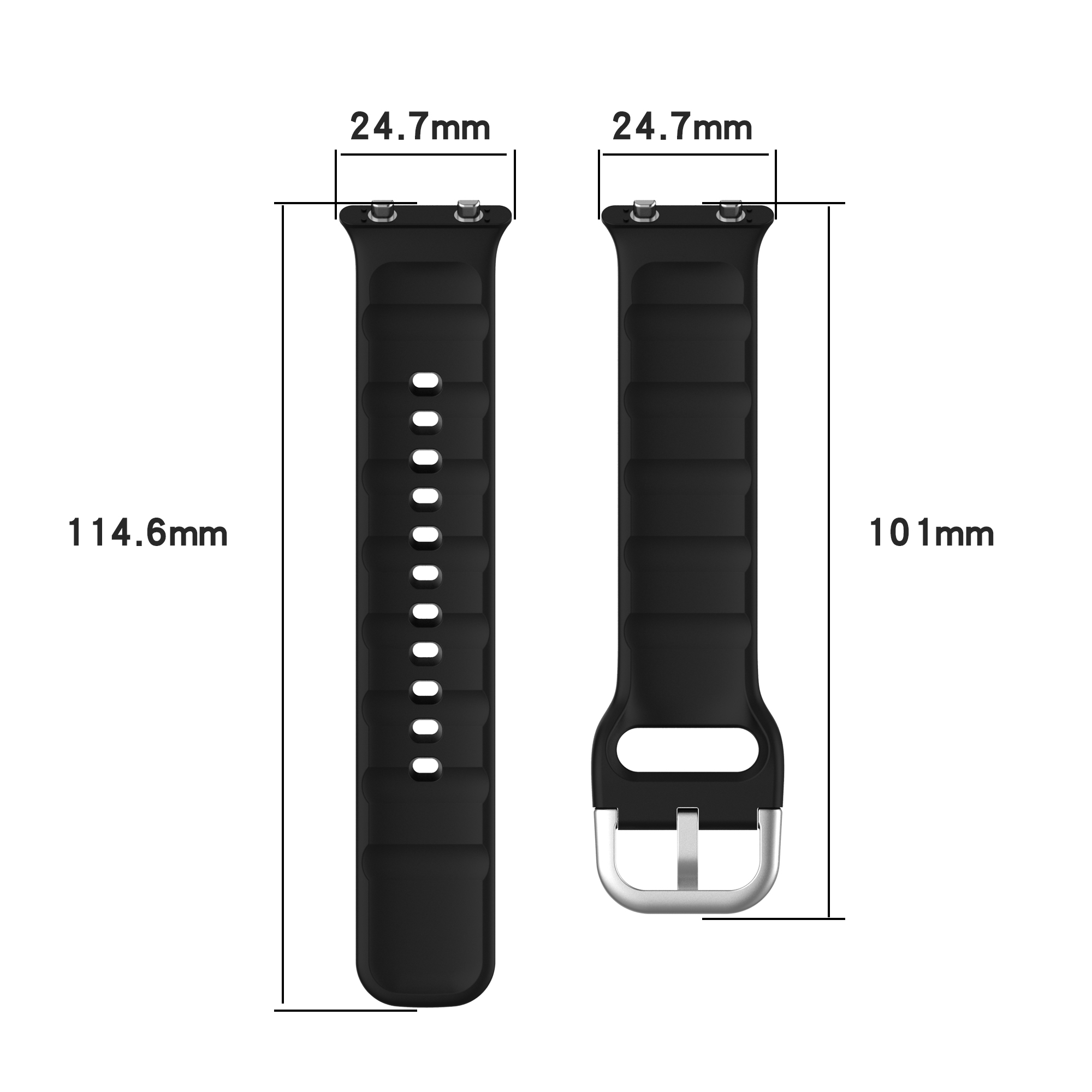 Bracelet de rechange en Silicone pour montre Oppo Watch 2, Style officiel, 42mm 46mm, original