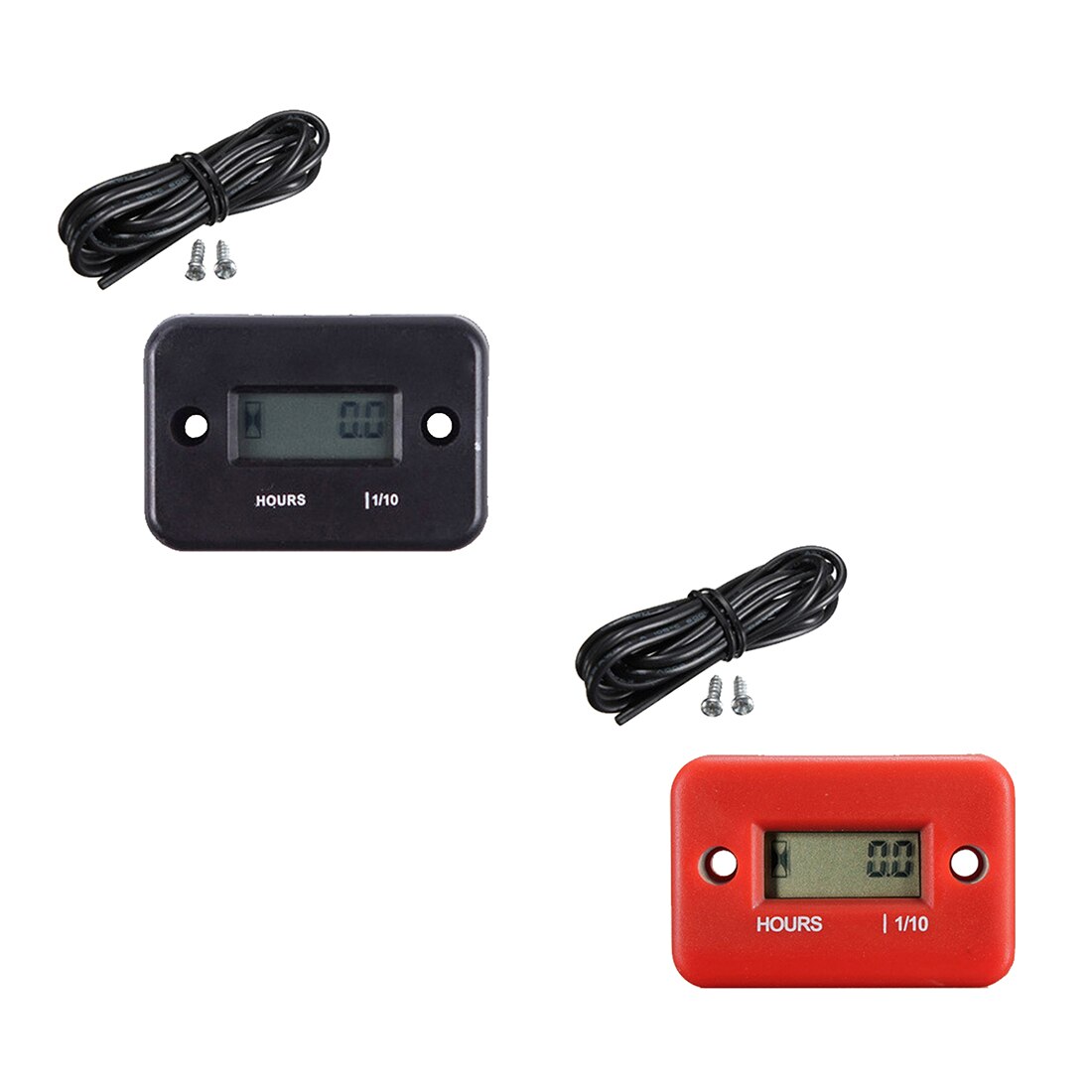 FATCOOL-reloj de arena LCD impermeable para motocicleta, medidor de hora para moto de cross, ATV, moto de nieve, motor Digital inductivo