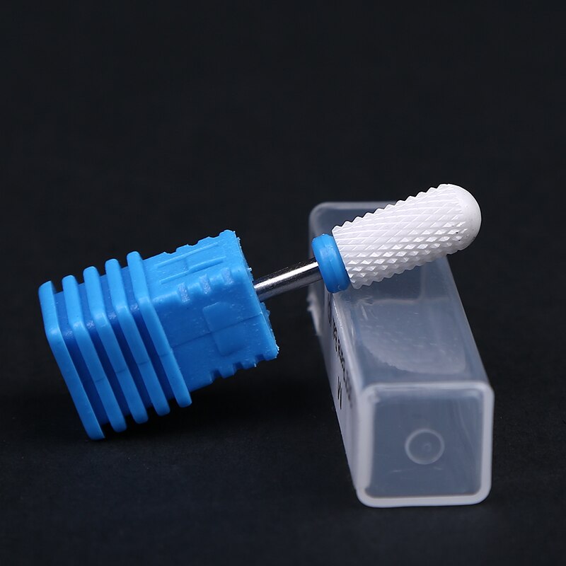 1 x (herramienta de archivo rotativa de pedicura para brocas de uñas de cerámica, BT001-F S4V5) broca de taladro de uñas de cerámica V02