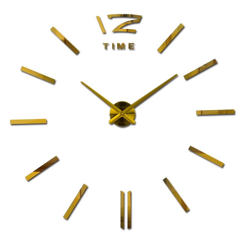 wall clock large decorative wall clocks home decor diy clocks living room reloj mural sticker