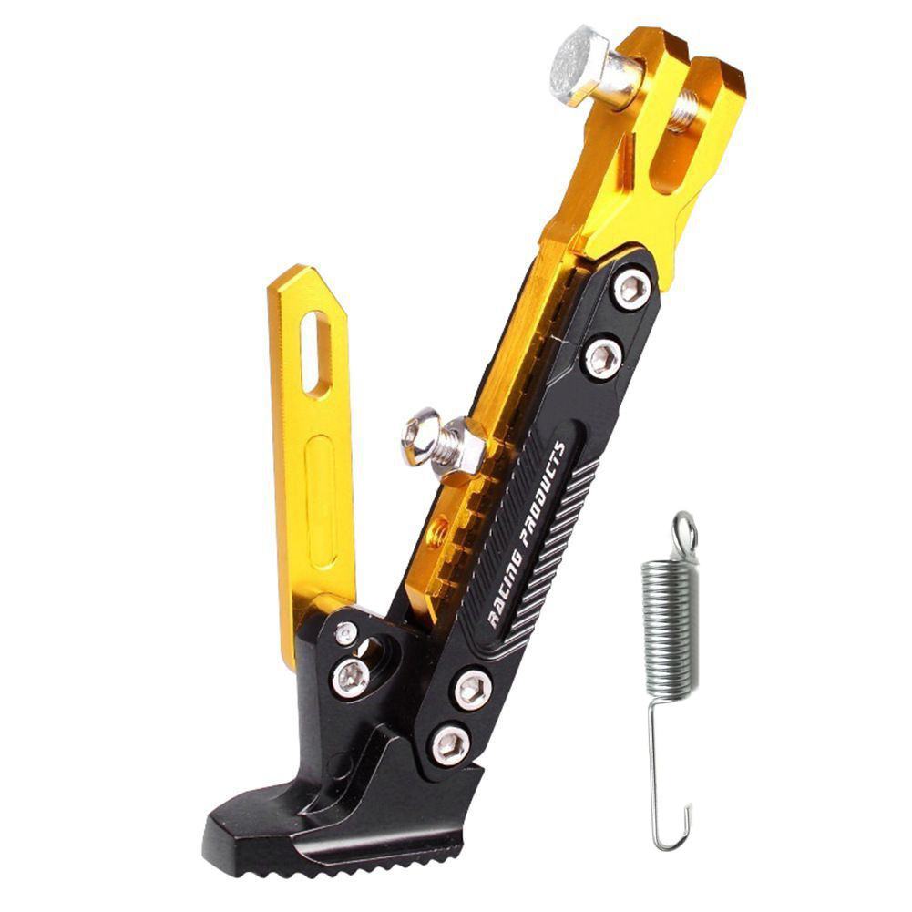 Cavalletto per parcheggio per moto CNC Staffa per piede in metallo regolabile per bicicletta per moto Accessori per supporto resistenti alla corrosione durevoli: MULTI