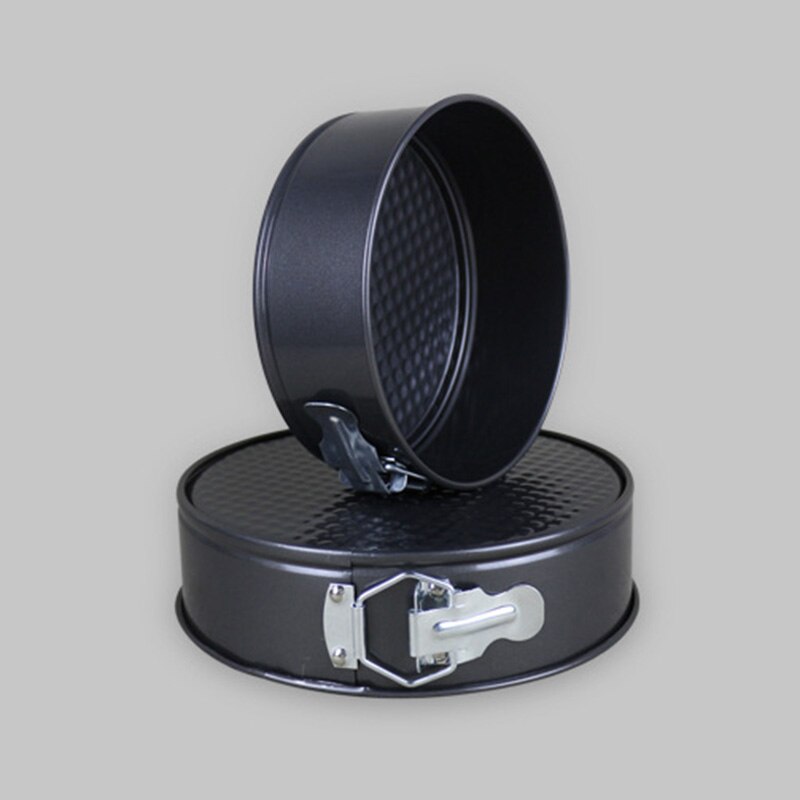 Bakvorm van koolstofstaal bakvorm cake bakvormen antiaanbak cake bakvorm losse bodem ronde vorm bakplaat keukengereedschap: 8 inch  (20cm)