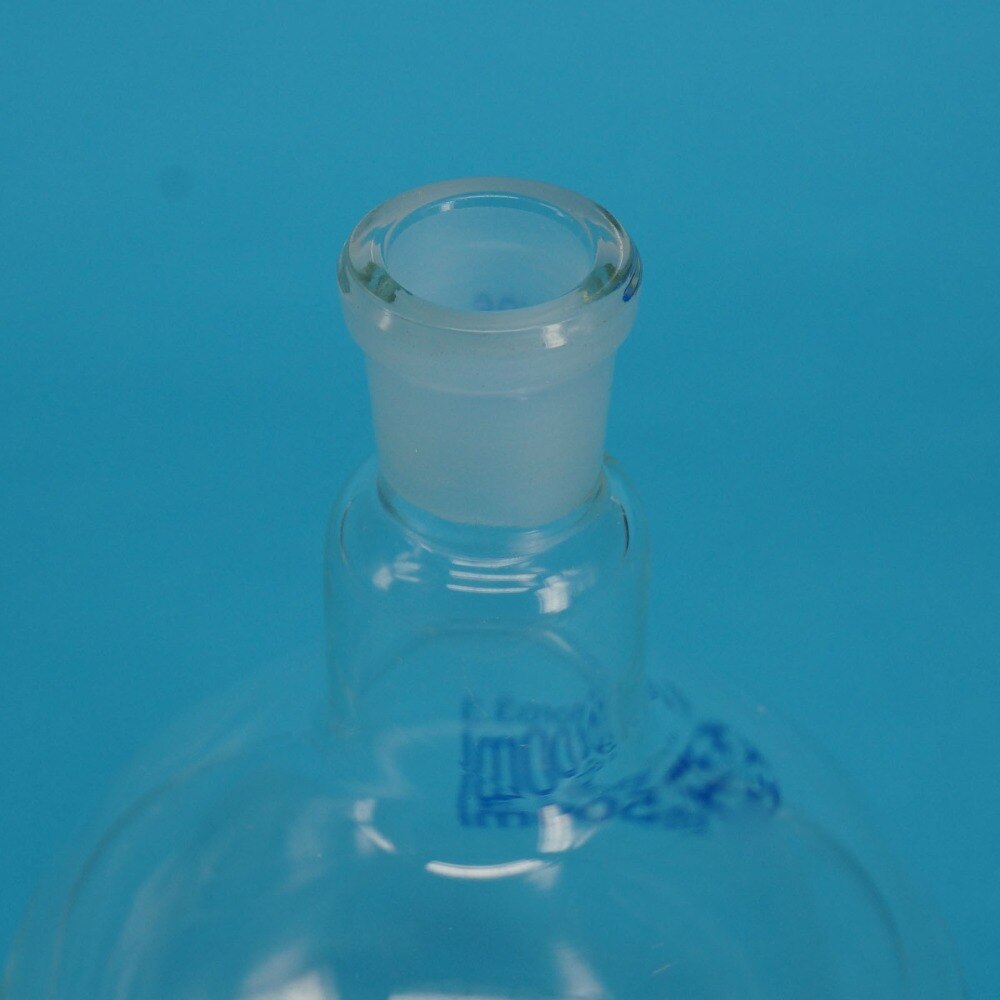 500Ml 19/26 Borosilicaatglas Korte Hals Platte Kolf Kolf Voor Laboratorium