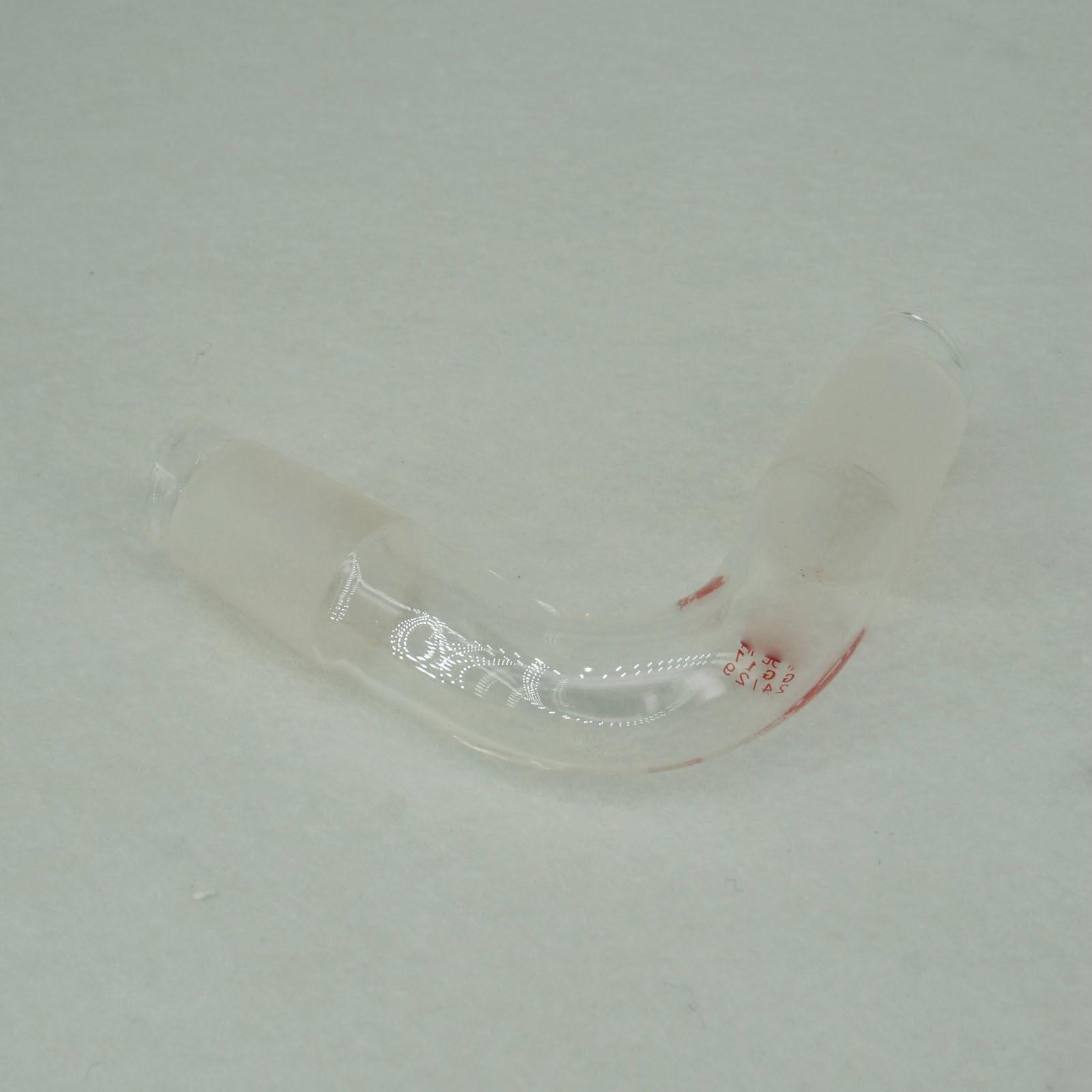 24/29 Stopper Glass Distillation Adapter Distilling Head 75 Degree Bend Labware
