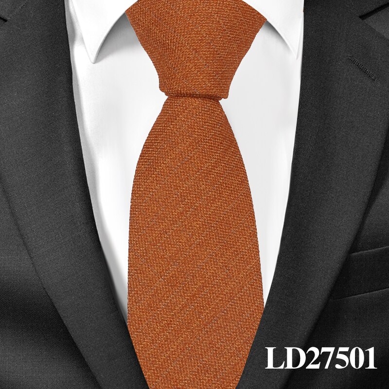 Cravate en laine de coton pour hommes | Cravate de décontractée, cravate étroite à carreaux, Corbata Slim, cravate de mariage, costumes d'affaires