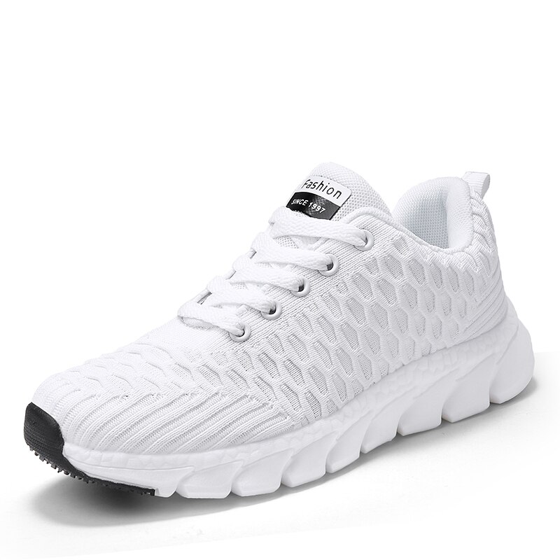 Tenis feminino dame let blød gymnastiksko dame tennissko kvindelig stabilitet atletisk sneakers sneakers billige: Hvid / 8