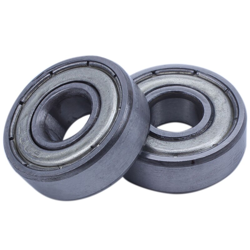 10 st kulrullar skateboard bladlager hjul silver 608zz