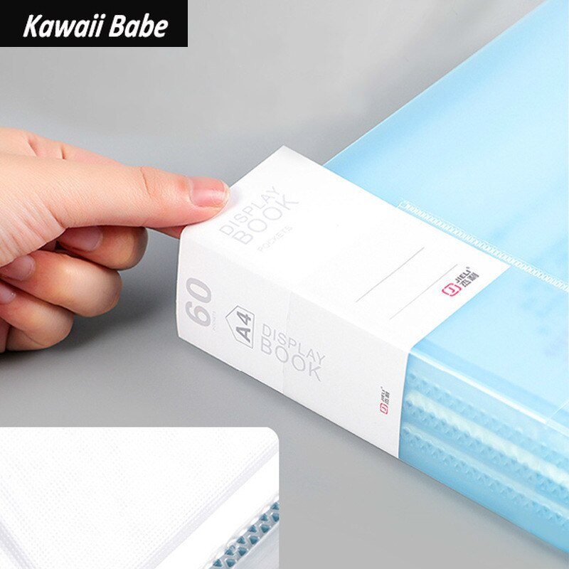 File Folder Desk Document Organizer School Supplies A4 10/20/30/40 Pockets Multifunctional Pocket Folder Office Stationery