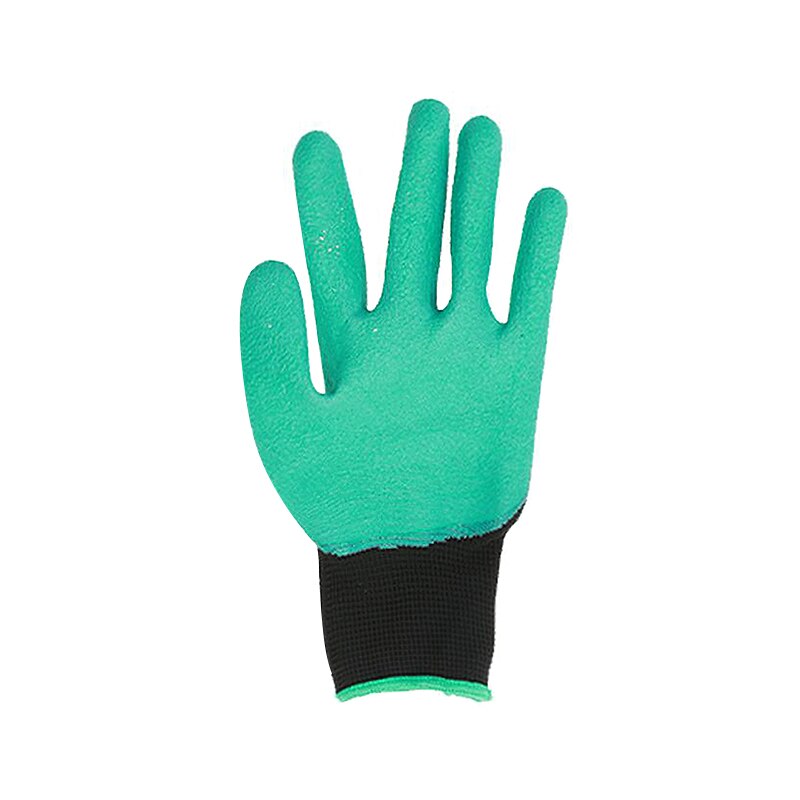 Houkiper 1 Garten Handschuh ABS Kunststoff Garten Gummi Handschuhe Mit Krallen Sind Schnell Und Einfach Zu Graben Und Anlage Können verwendet werden Für Pflanzen: links Klaue