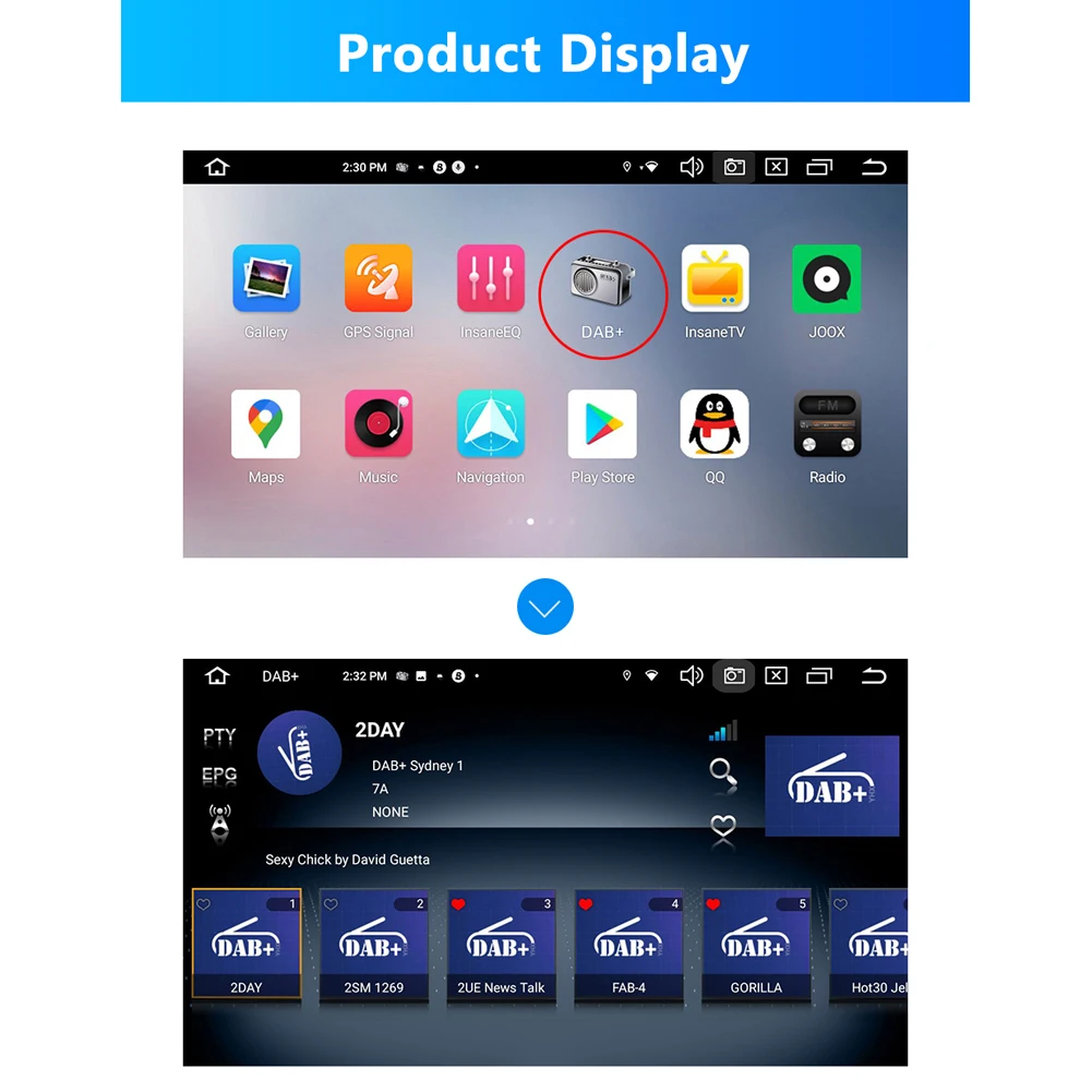 Dab + Ontvanger Antenne Antenne Dab + Box Radio Ontvanger Adapter Autoradio Antenne Ontvanger Voor Android 5.1 En Hoger Autoradio