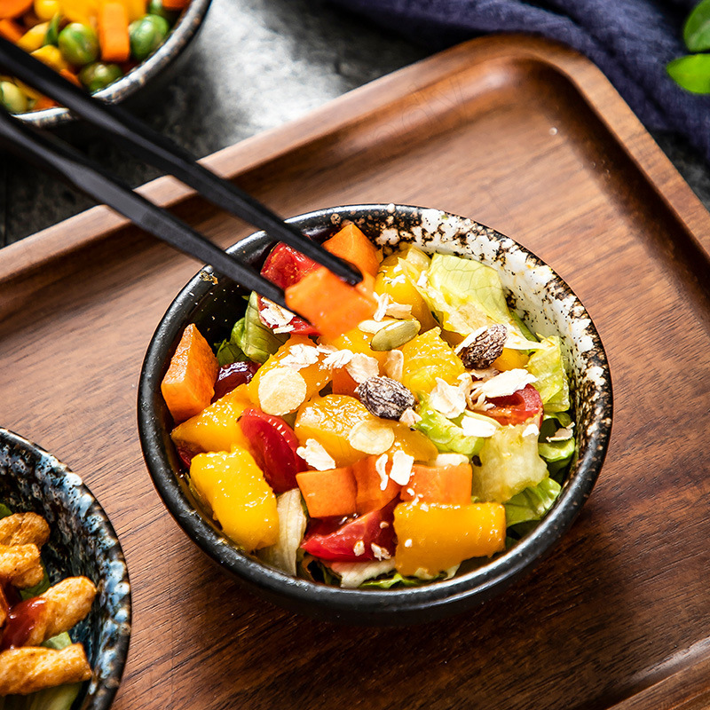 Japońnarty talerz ceramiczny retro piec glazura grill mini zanurzenie danie Sashimi Sushi sos sojowy naczynia na blać przekąnarty