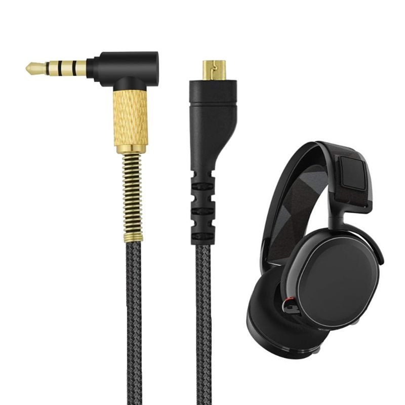 Vervanging Stereo Audio Kabel Verlengsnoer Voor Steelseries Arctis 3 5 7 9X Pro Draadloze Gaming Hoofdtelefoon