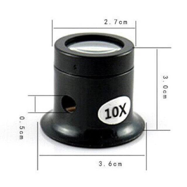 Portable Monocular Magnifying Reading Glass 5X 10X Jeweler Watch Magnifier Tool Loupe Lens Eye Magnifier Len Repair Kit Tool
