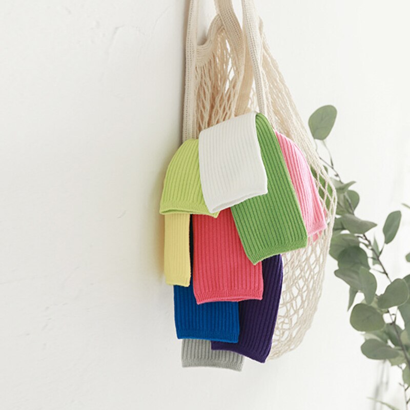 1 paar Eltern-Art Socken Für freundlicher Erwachsene Doppel Nadel Feste Farbe Socken Baby Hohe Socken Jungen Mädchen socken Frühling Herbst