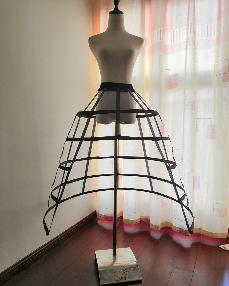 Cancán párr vestido alta baja y enaguas de dama boda los miriñaques se desliza 5 aros enaguas de novia falda para vestido de novia