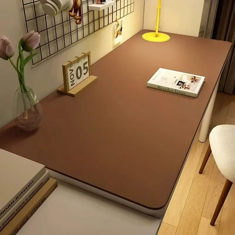 Leather Table cloth for Home Easy Clean Table Protector Waterproof Tea Coaster Large Desk Mat Anti-Slip Gamer Keyboard Mouse Mat: green / 80*120cm