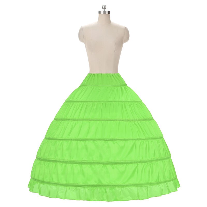 Jupon 6 cerceaux 9 couleurs robe de bal robe pas cher jupe de mariage spot sous anneaux la: green
