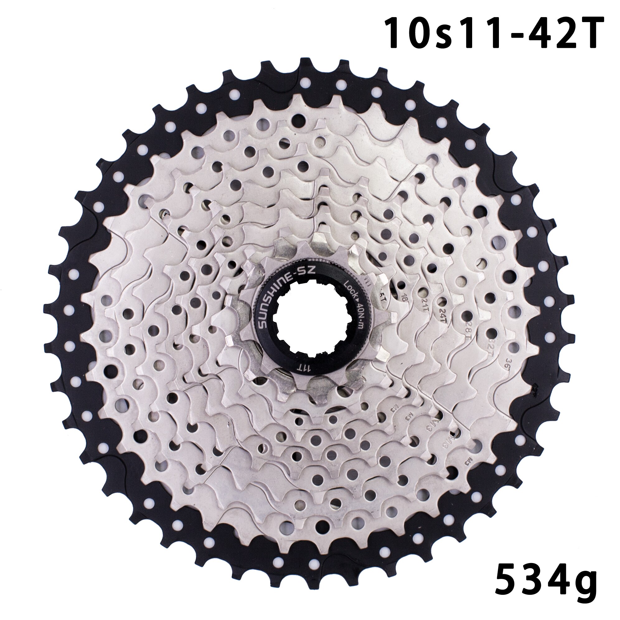 Sunshine 10S 11S 12S Speed Cassette Fiets Vliegwiel Moutain Bike Mtb Casset Xd V: 10s 11-42T