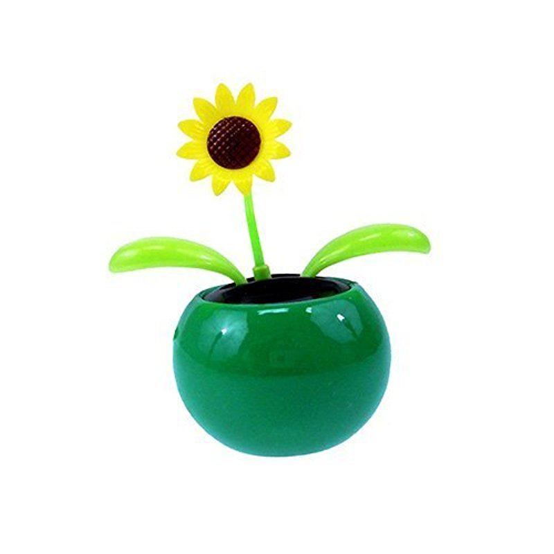 Sol dansende blomst - solsikke, mini sjovt legetøj fantastisk som eller dekorationsskib