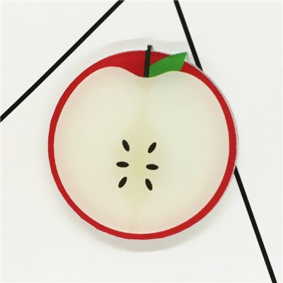 Mooie Watermeloen Aardbei Lemon Broche Acryl Pin Badges Pictogrammen Op De Rugzak Medaille Decoratie Badge Voor Kleding: E