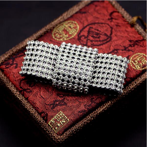 (1 paire) strass sardine détachable nœud papillon accessoires de chaussures