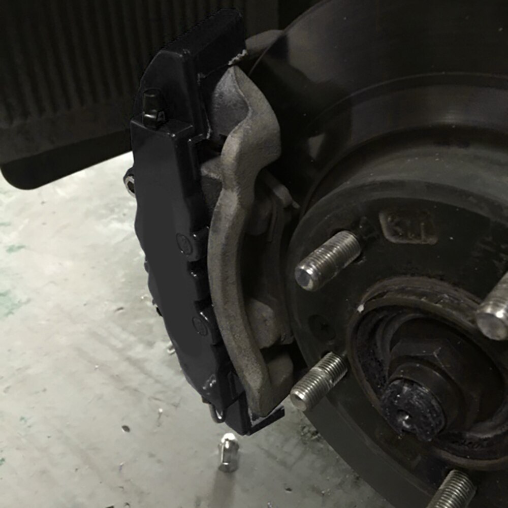 Auto skive bremse caliper cover universal kit bil bremse cover dekorativt bremse cover stereo bremse caliper hjul