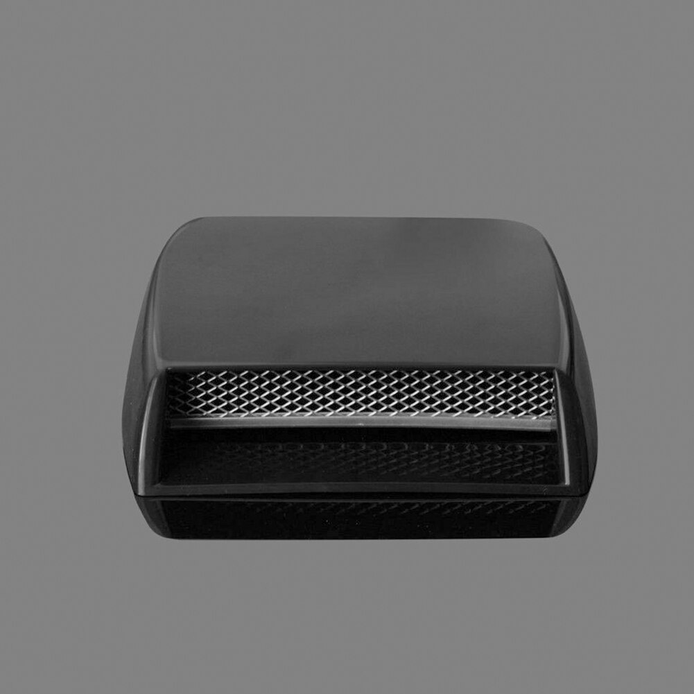 Universal Black Abs Plastic Auto Air Flow Intake Scoop Bonnet Hood Cover Hood Scoop Vent Bonnet Cover Universal