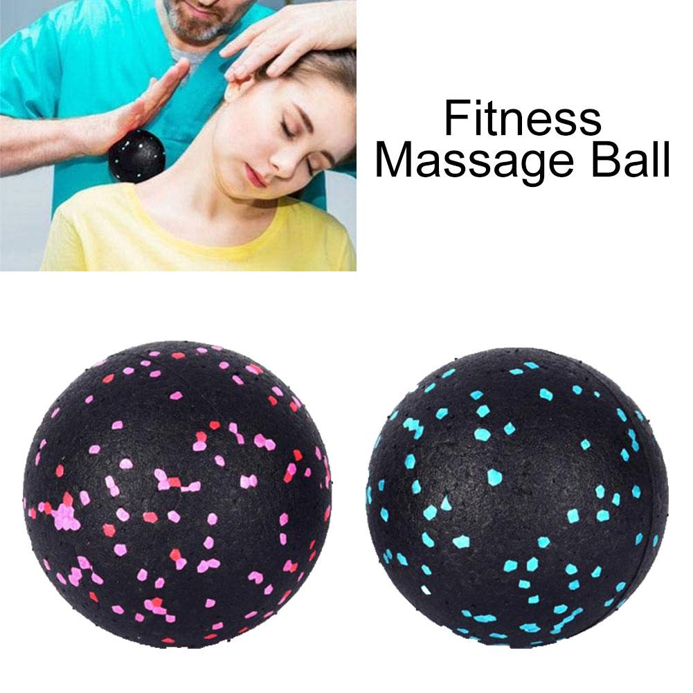 80mm eva myofascial bold yoga fitness rulle muskel fascia slappe af krop fod ben hals massager mobilitet bold blød massage bold