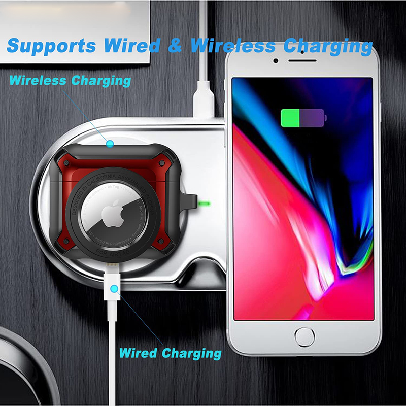 2 en 1 Airtag sans fil Bluetooth écouteur étui pour Airpods Pro Armor caméra 3D casque boîte de chargement couverture pour Airpods 1/2/3