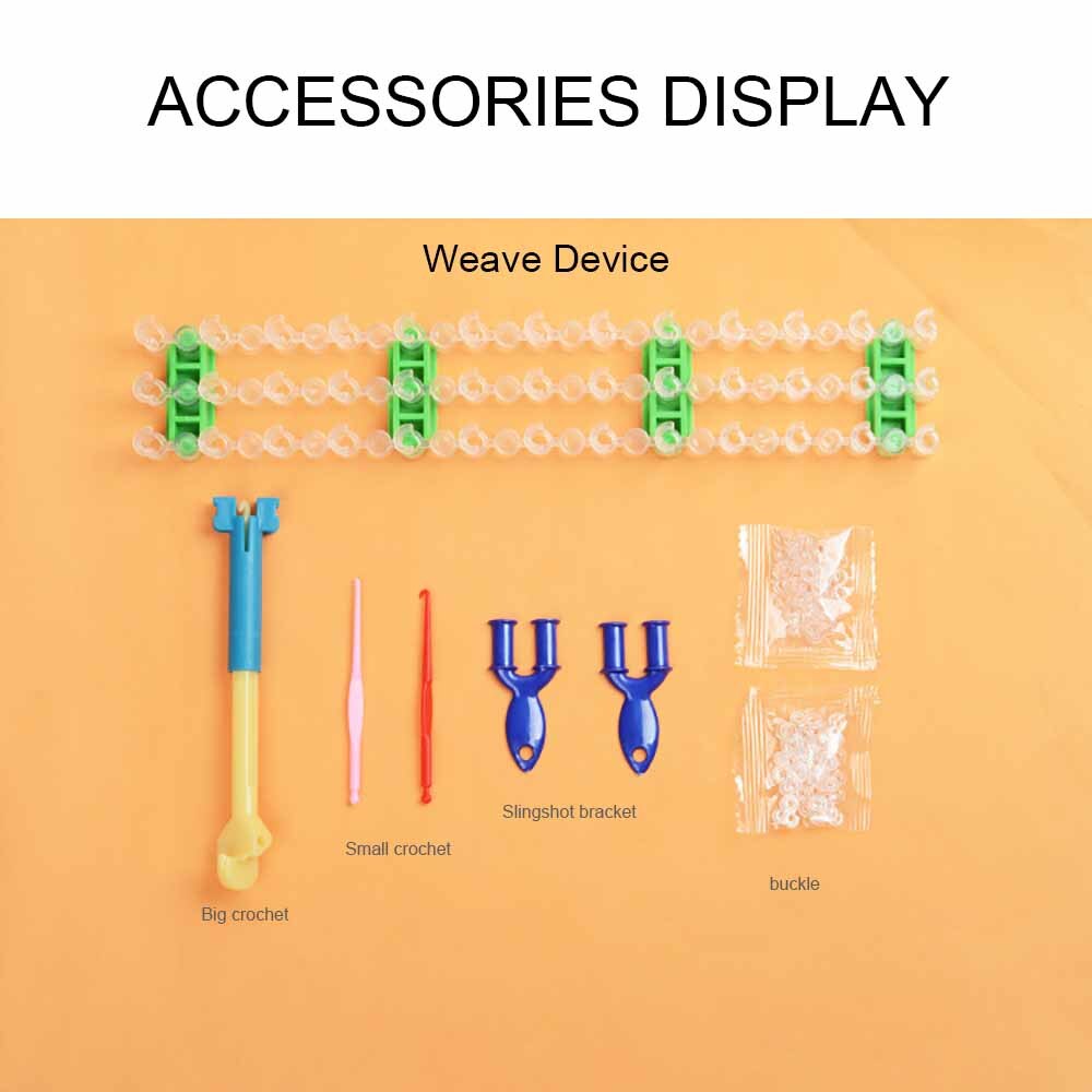 Jeu de bandes artisanales en caoutchouc pour enfants, 4400/10000 pièces, Kit de fabrication de Bracelet, pour filles