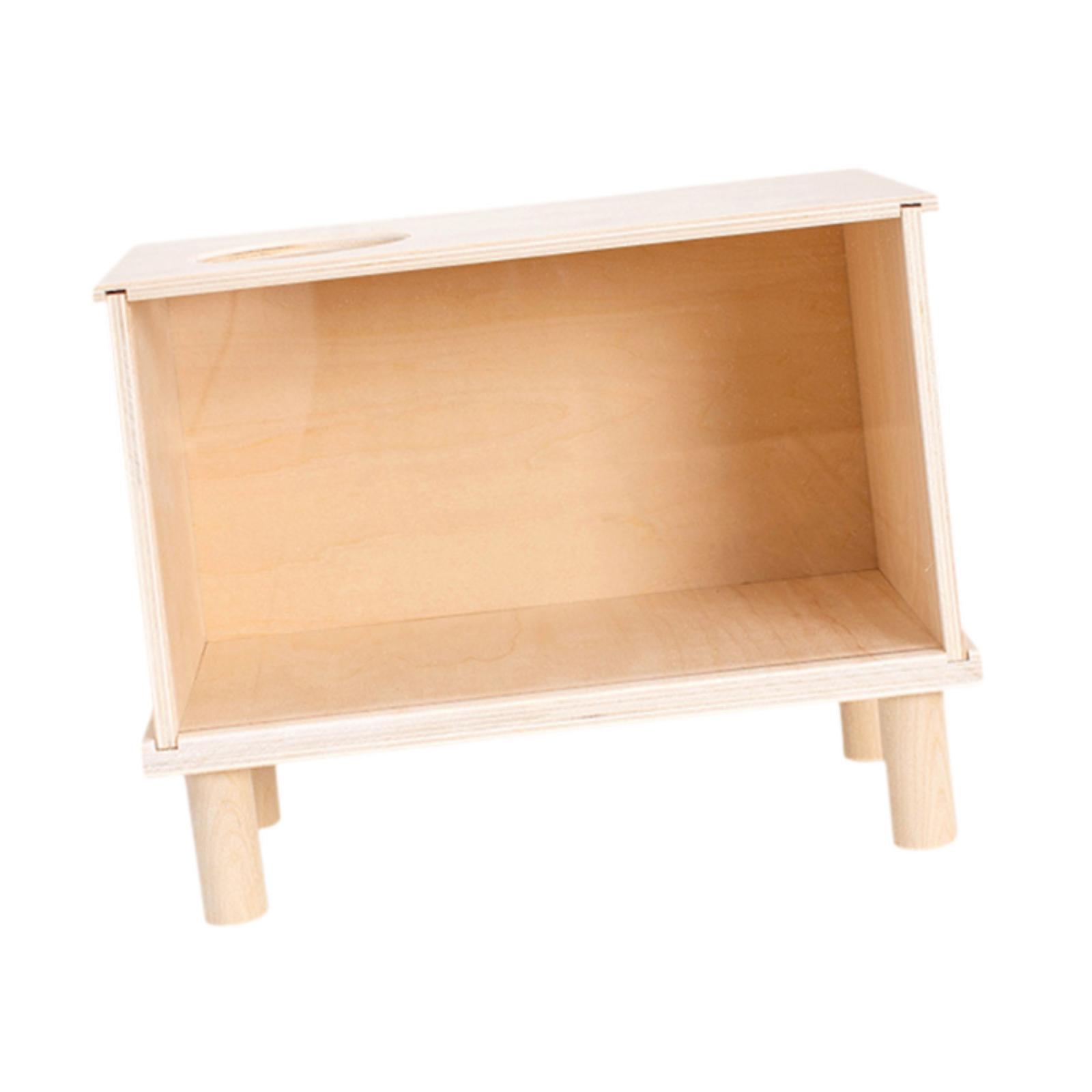 Caja de excavación de hámster de madera, caja de baño de arena para animales pequeños, decoración de jaula para hámster DIY para ratas, gerbiles enanos, refugio para Chinchillas