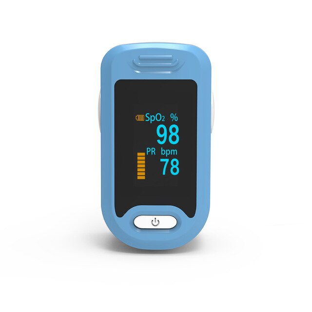 Digitale Vinger Oximeter Oled Saturatiemeter Vingertop Pulse Oxymeter SpO2 Pr Saturimetro Bloed Zuurstof Hartslag Verzadiging Monitor: 845-Blue