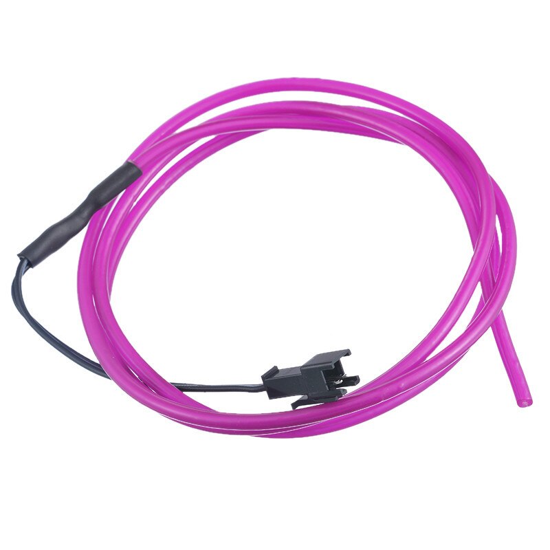 113cm Neon Light Glow EL Wire Rope Tape Cable Strip 3V LED Cold Lights Shoes Clothing Car Decorate Lamps
