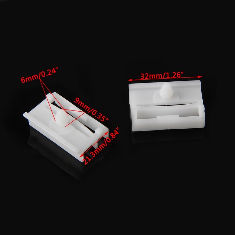 20x utvendige sideskarmskjørtklipsfester 51718184574 til bmw  e36 e46